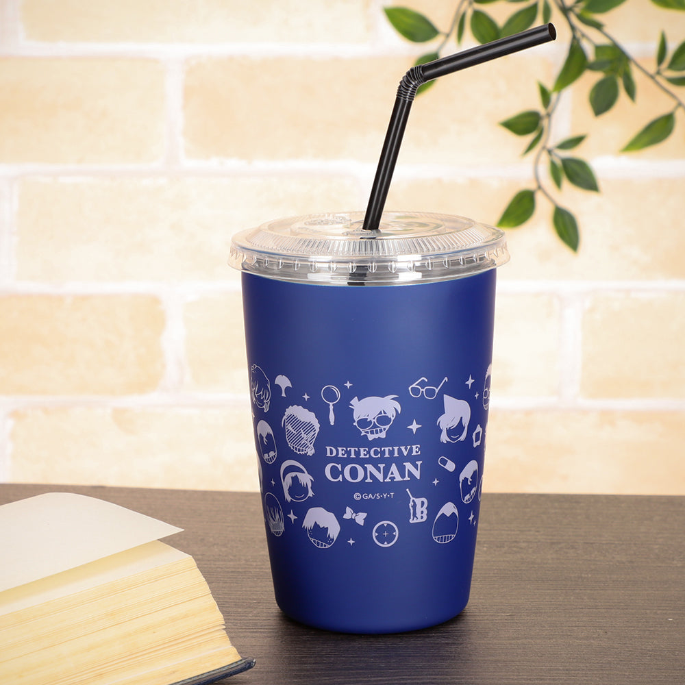 Detective Conan Plaza Stainless Steel Tumbler—All-Over Print