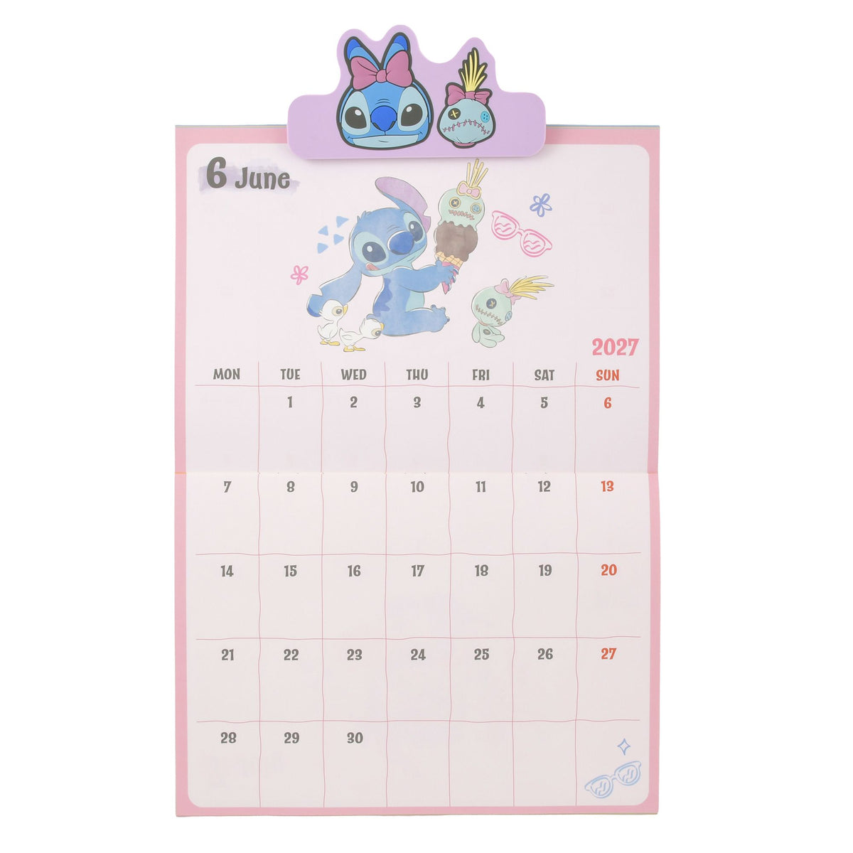 Stitch & Scrump Wall Calendar with Clip CALENDAR & ORGANIZER 2027
