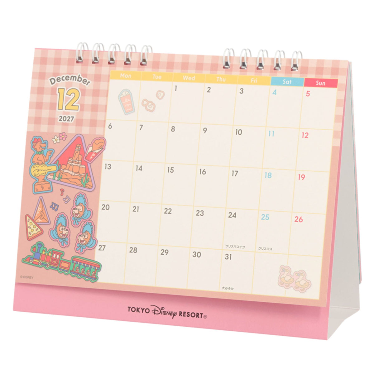 Desk Calendar 2027 Mickey Mouse and Friends