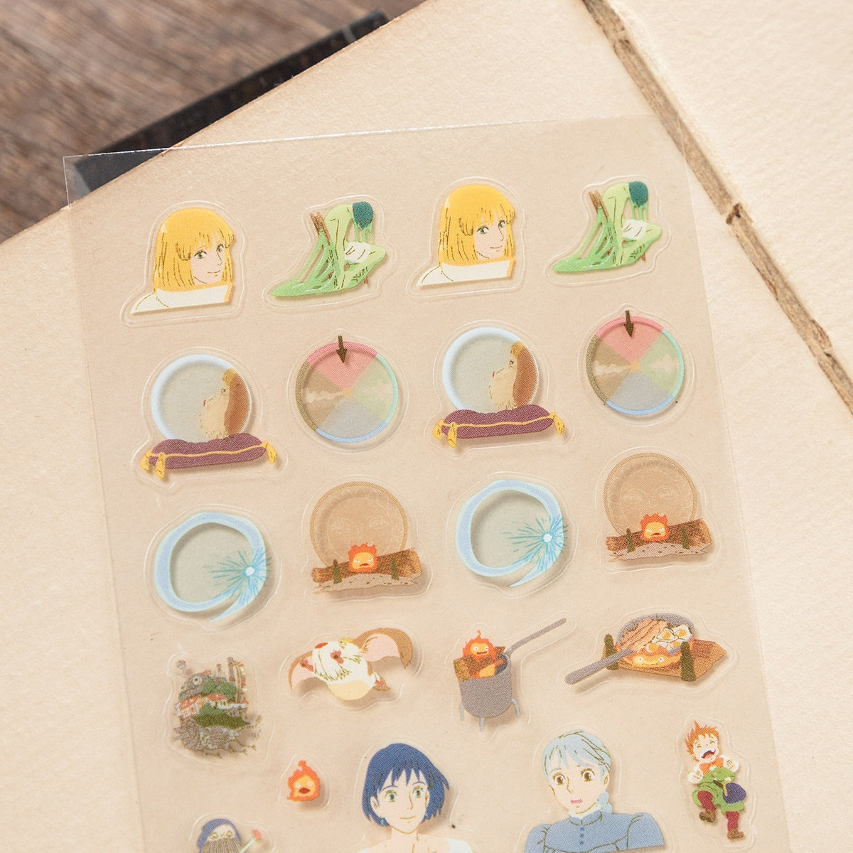 Howl's Moving Castle Schedule Sticker SHR-01N