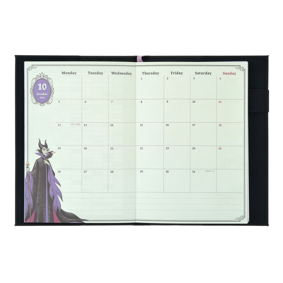 Disney Villains Planners and Schedulers B6 Embossed CALENDAR & ORGANIZER 2027