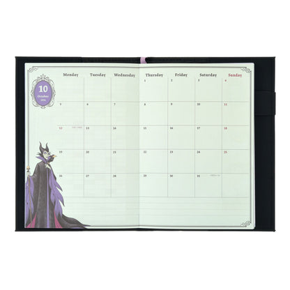 Disney Villains Planners and Schedulers B6 Embossed CALENDAR & ORGANIZER 2027