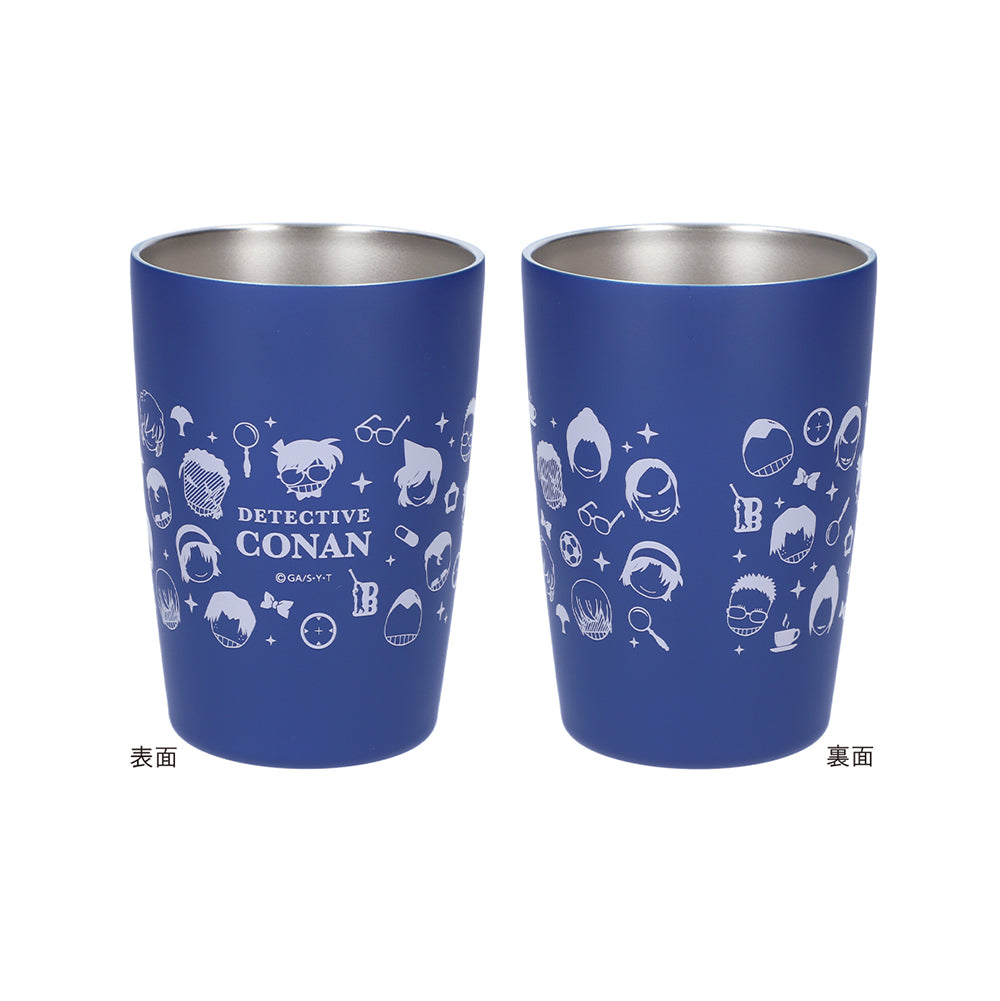 Detective Conan Plaza Stainless Steel Tumbler—All-Over Print