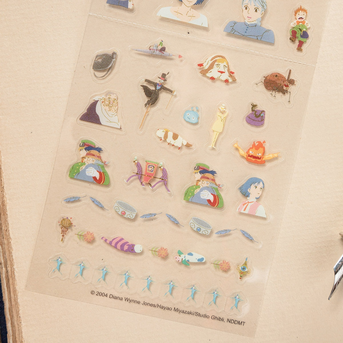 Howl's Moving Castle Schedule Sticker SHR-01N
