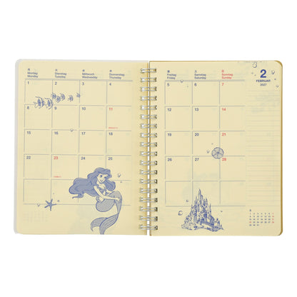 [Delphonix] The Little Mermaid Rollbahn Diary L Planner & Schedule Book CALENDAR & ORGANIZER 2027