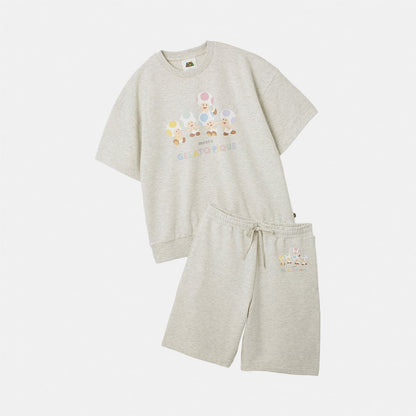 Gelato Pique Super Mario Toad & Yoshi Pullover & Shorts Set NSJ_8_BHANH