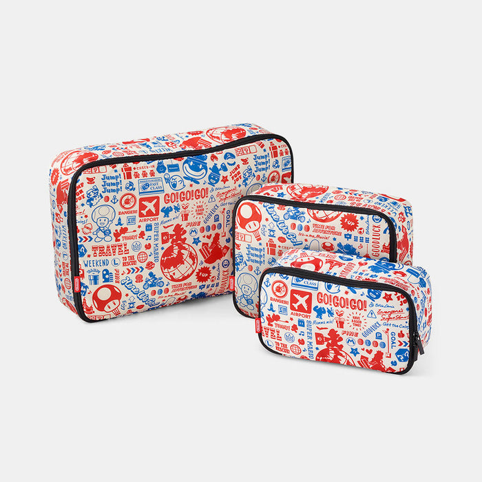 Nintendo Super Mario Original Travel Storage Pouch Set MNS_8_ANAAB