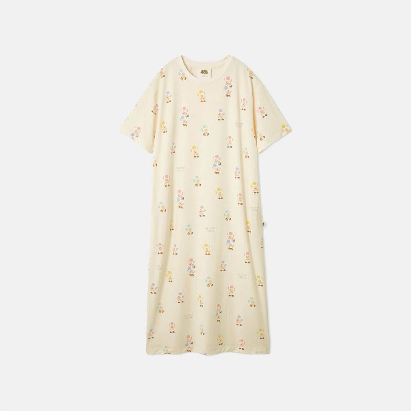 Nintendo Super Mario Women's Toad & Yoshi Dress CRM NSJ_8_BHAMN