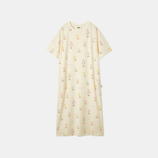 Nintendo Super Mario Women's Toad & Yoshi Dress CRM NSJ_8_BHAMN