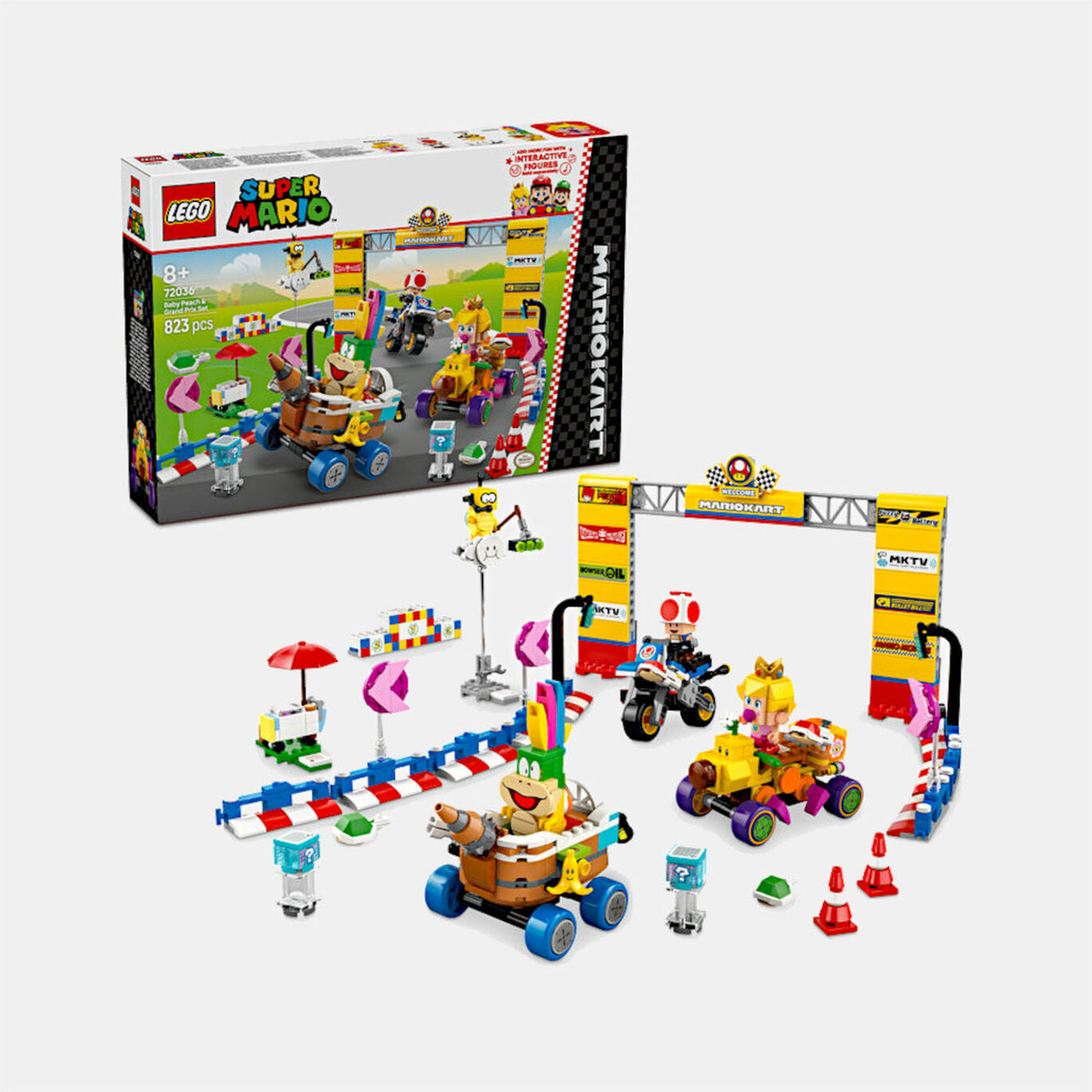 Super Mario Mario Kart Baby Peach & Grand Prix Set NSJ_8_BBACZ
