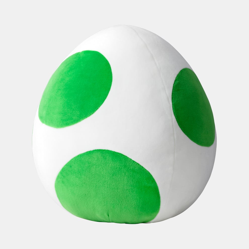 Nintendo Super Mario Yoshi Egg Green Plush Cushion
