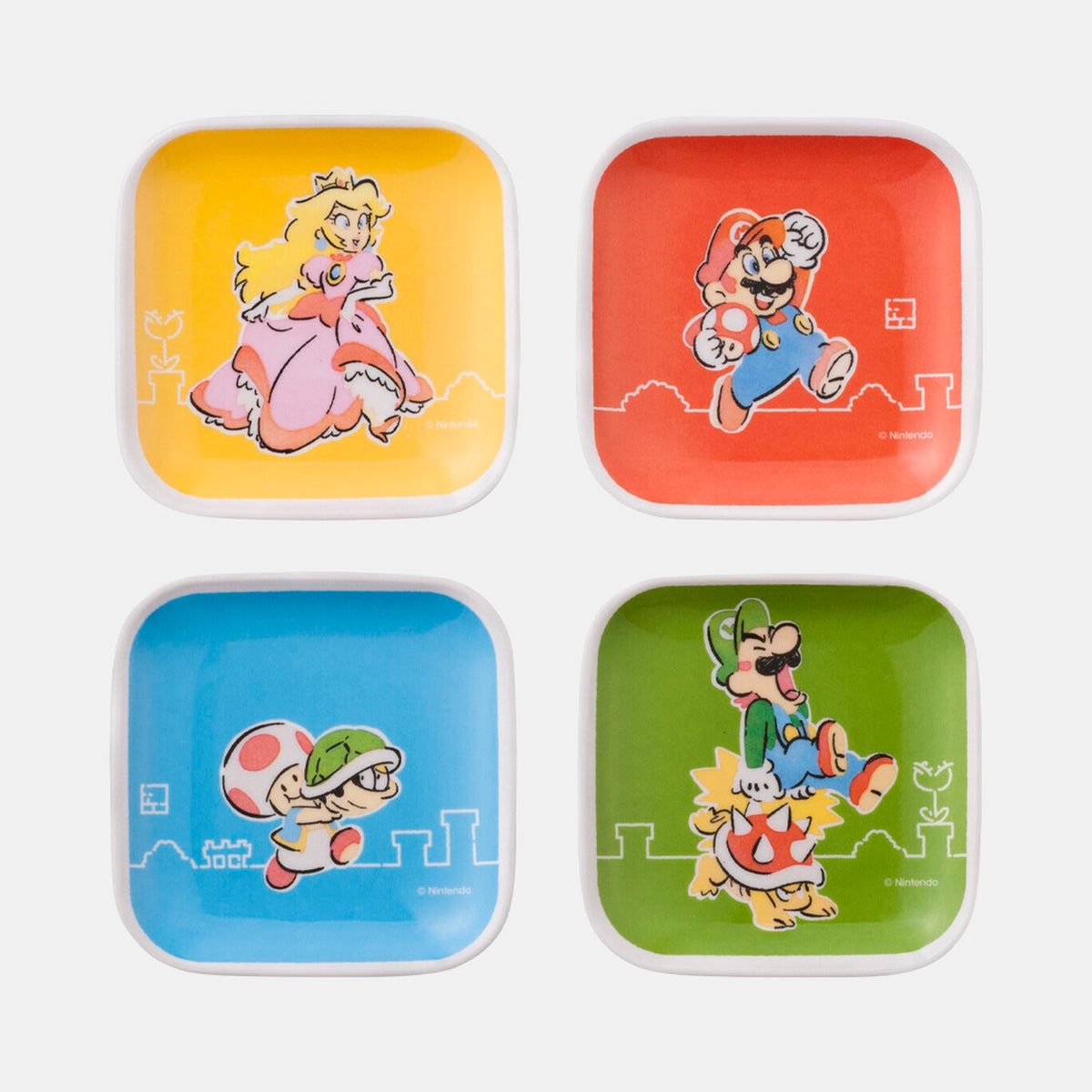 Nintendo Super Mario Family Life Melamine Mini Plate Set NSJ_8_ACAAJ