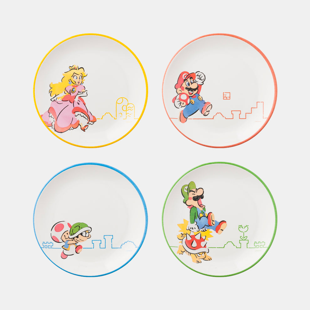 Nintendo Super Mario Family Life Melamine Plate Set BC_NSJ_8_ACAB2