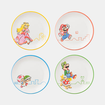 Nintendo Super Mario Family Life Melamine Plate Set BC_NSJ_8_ACAB2