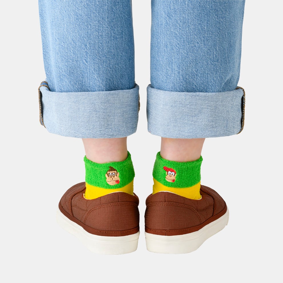 Nintendo Donkey Kong Banana Ankle Socks NSJ_8_CMAAZ