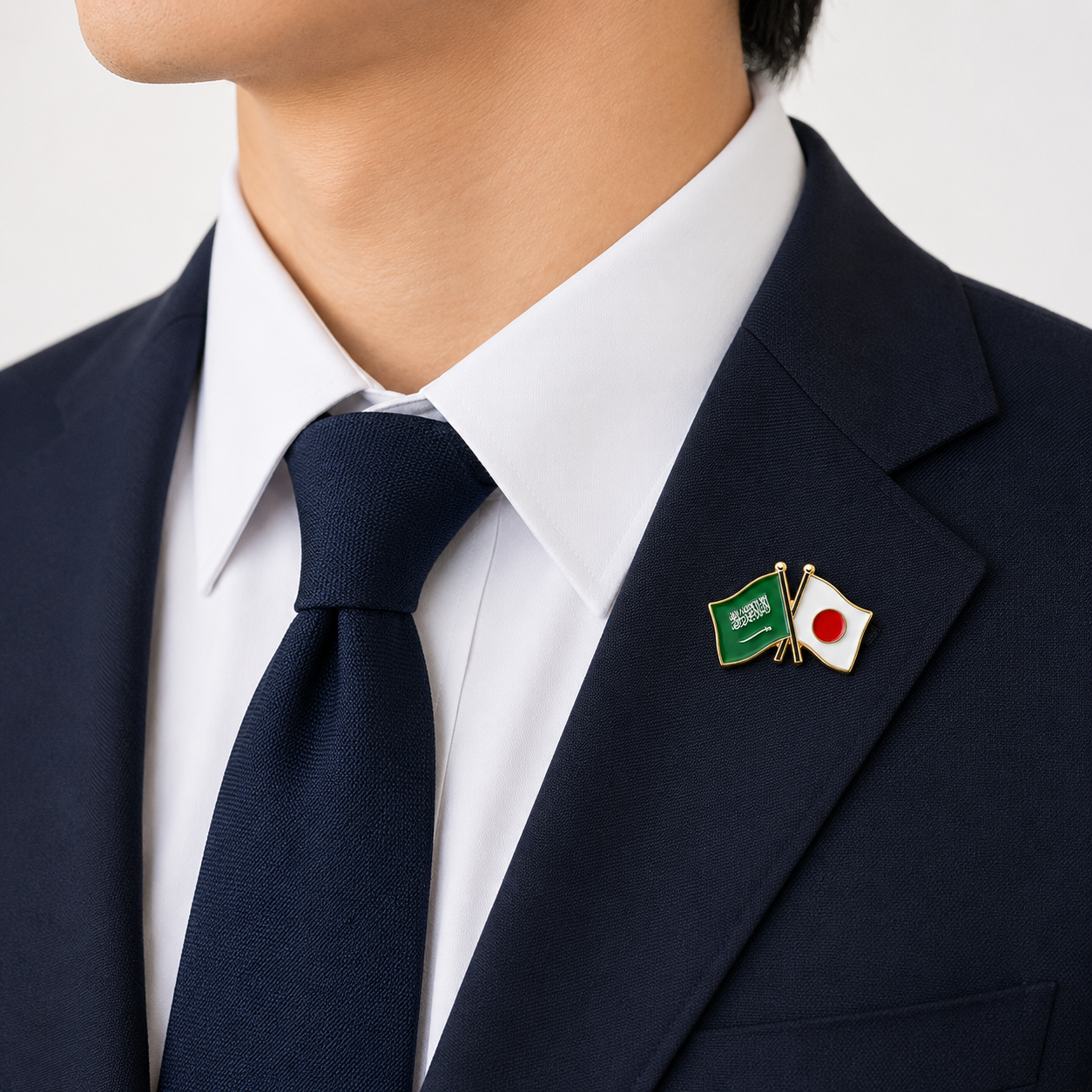 Saudi Arabia × Japan Friendship Pin – Expo Osaka 2025 Limited Edition - Yorozuya Store