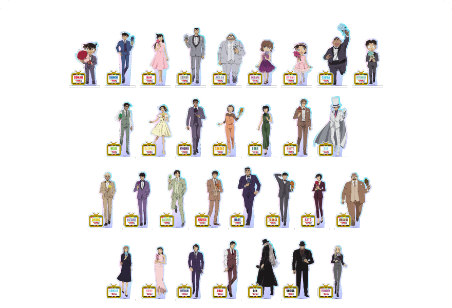 Conan 30th Anniversary Acrylic Stands (31 types in total)