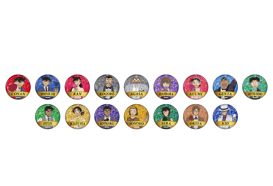 Conan 30th Anniversary Can Badge Group A (16 types/ random)