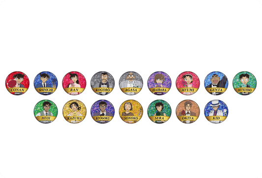 Conan 30th Anniversary Can Badge Group A (All 16 types) Complete Box
