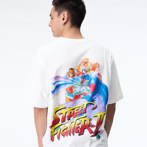 CAPCOM 40th UT - Game T-shirt Street Fighter II (XS~4XL)