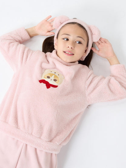 Mofusand Kids Pajama Fleece Set (Pink)