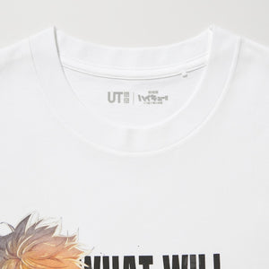 Haikyu!! UNIQLO Tshirt White(Short sleeves, Regular fit)