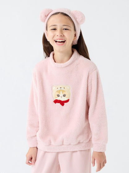 Mofusand Kids Pajama Fleece Set (Pink)