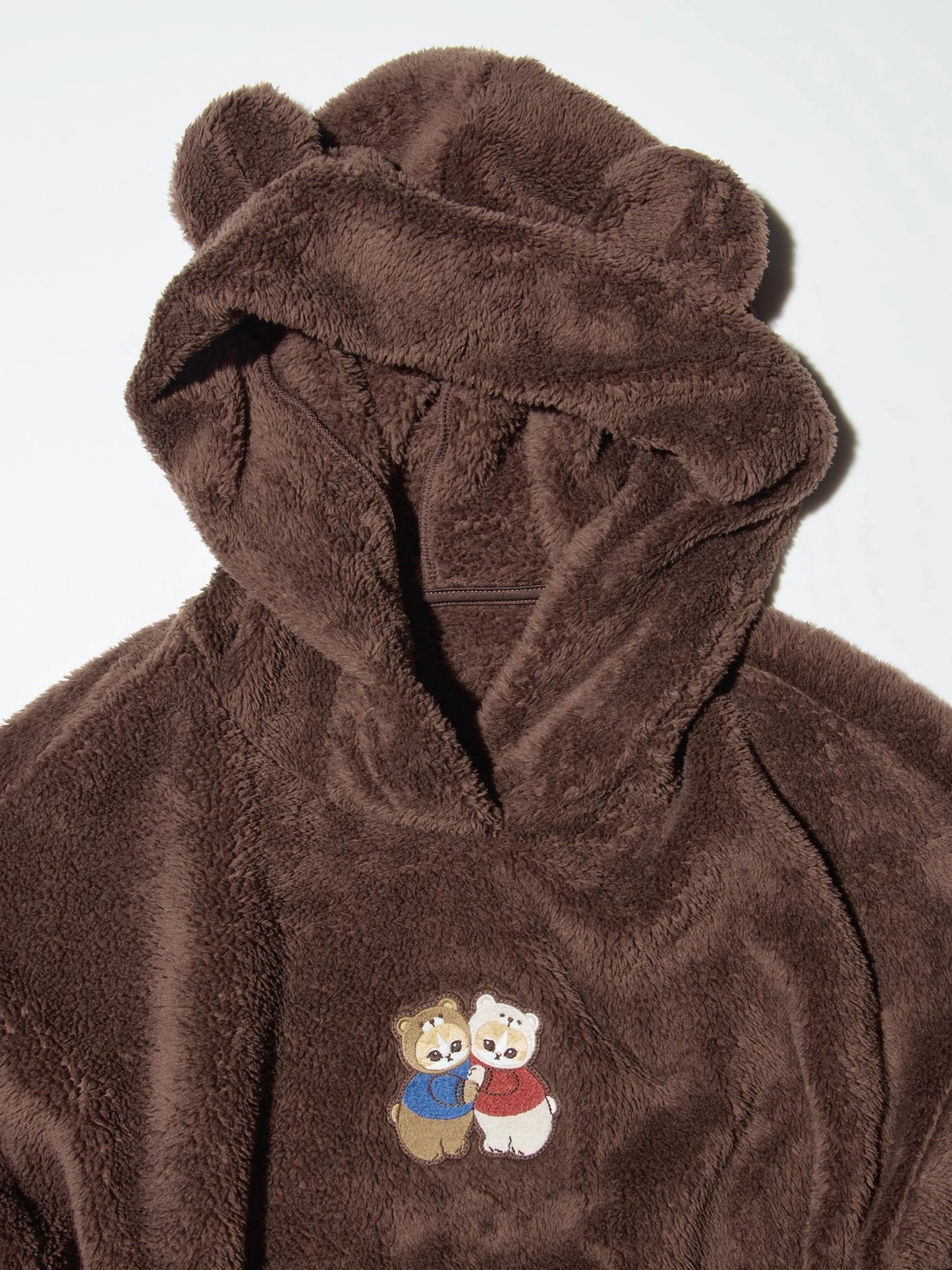 Mofusand Pajama Fleece Set (Brown)