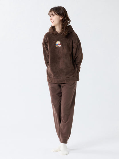 Mofusand Pajama Fleece Set (Brown)