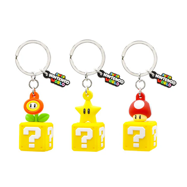 Super Nintendo World™ Question mark block Keychain set (3 pieces) - Universal Studios Japan