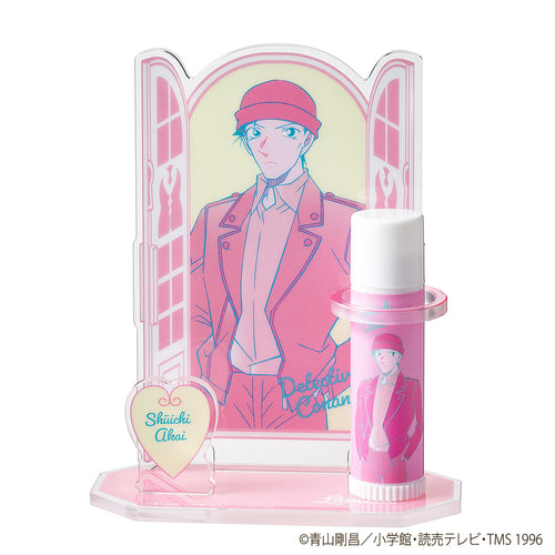 Detective Conan Lip Cream & Lip Stand Set (Citrus Mint Flavor) - Shuichi Akai