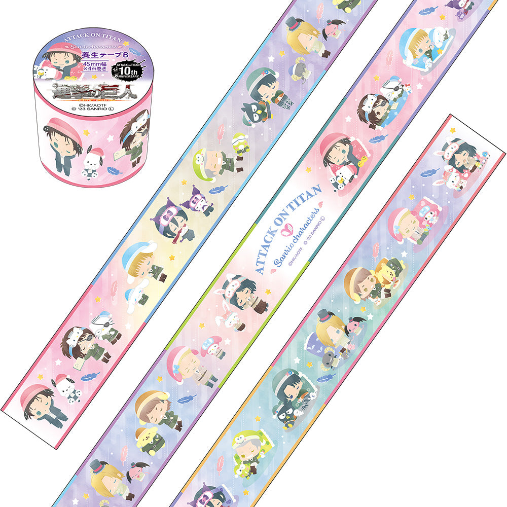 Attack on Titan x Sanrio Characters Masking Tape
