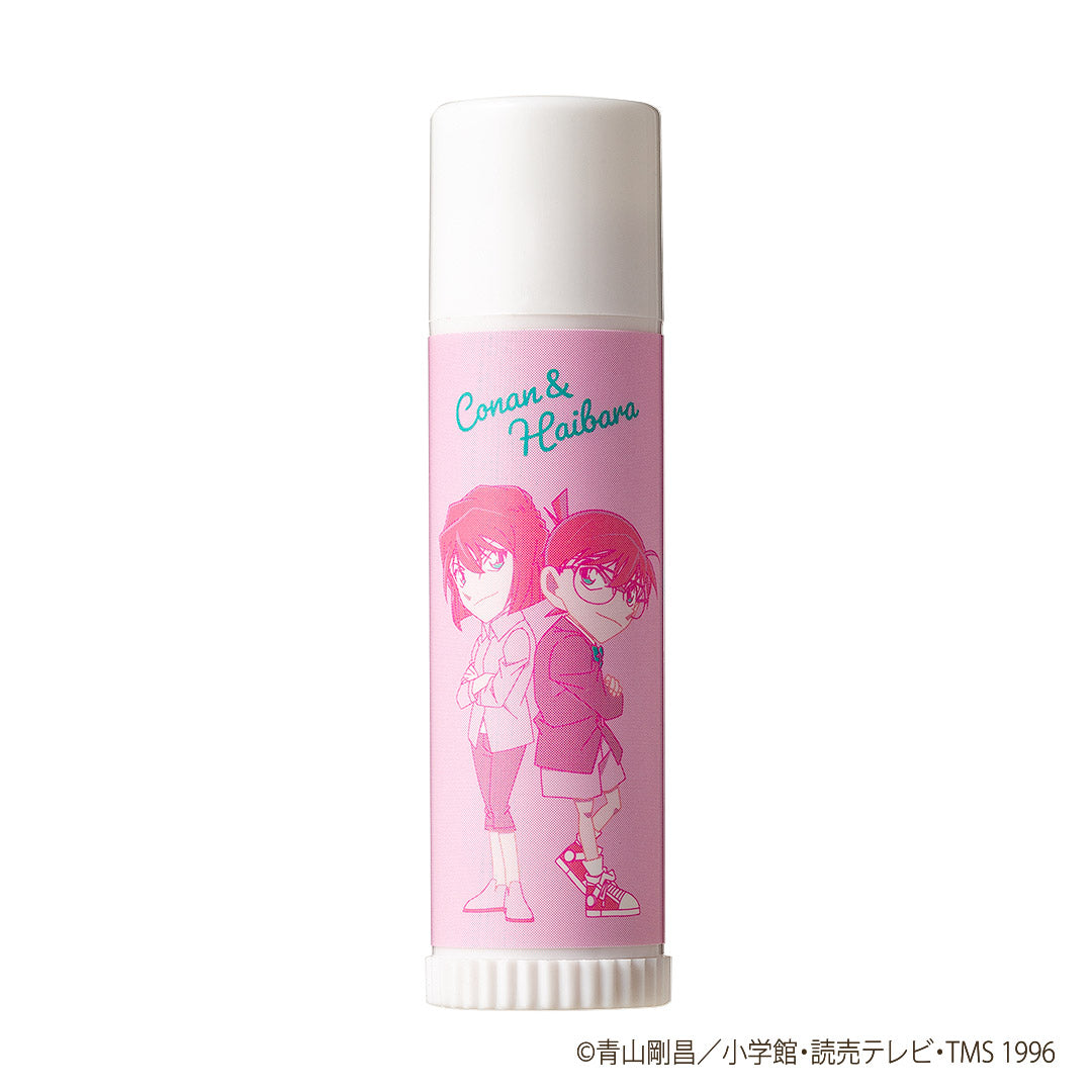 Detective Conan Lip Cream & Lip Stand Set (Citrus Mint Flavor) - Conan & Haibara