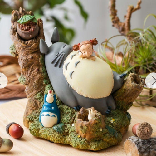 My Neighbor Totoro Music Box Figurines (Totoro & Mei-chan)- Studio Ghibli