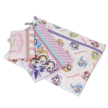 Ojamajo Doremi 3-piece Pouch Set (Pink) - Doremi Official Store