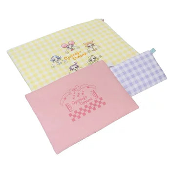 Ojamajo Doremi 3-piece Pouch Set (Yellow) - Doremi Official Store