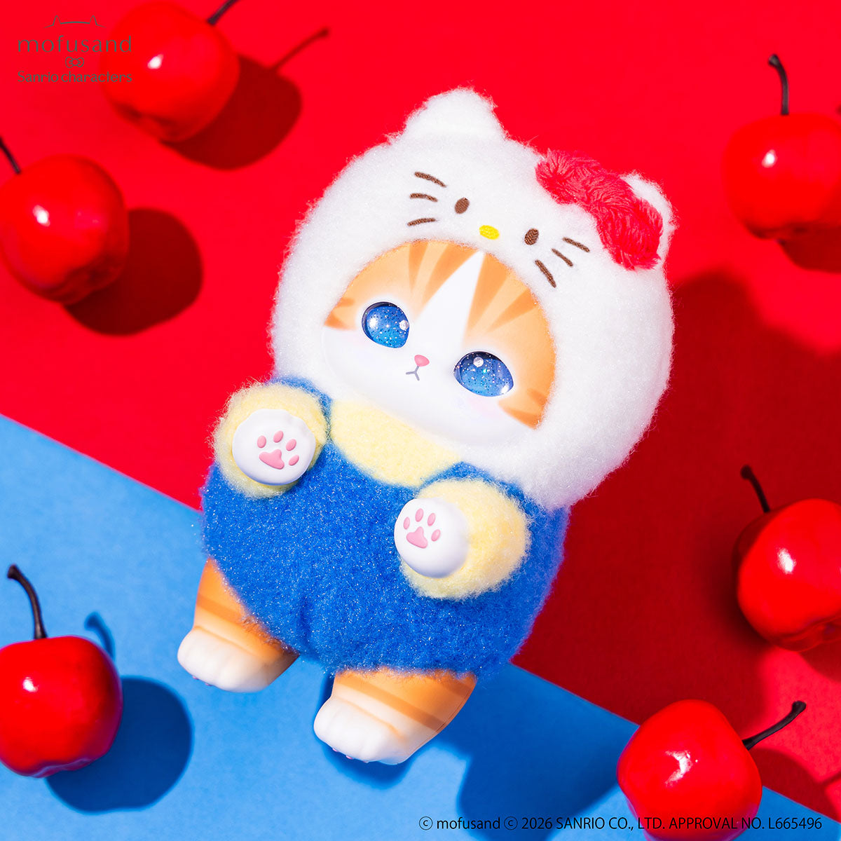 mofusand x Sanrio Characters Kiramekko Mascot Plush Set