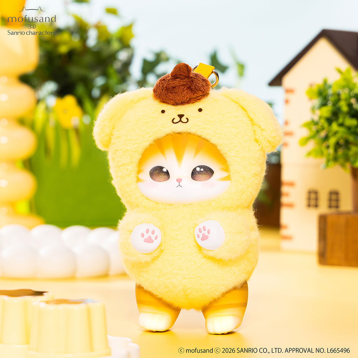 mofusand x Sanrio Characters Kiramekko Mascot Plush Set