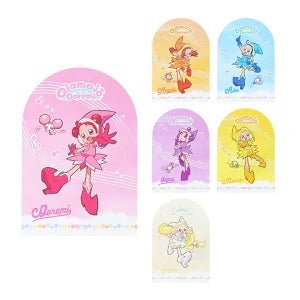 Ojamajo Doremi die-cut memo pad, 6 designs [M size 1/2] - Doremi Official Store