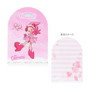 Ojamajo Doremi die-cut memo pad, 6 designs [M size 1/2] - Doremi Official Store