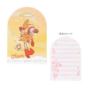 Ojamajo Doremi die-cut memo pad, 6 designs [M size 1/2] - Doremi Official Store