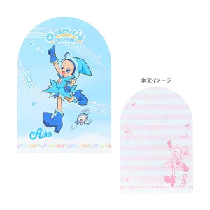 Ojamajo Doremi die-cut memo pad, 6 designs [M size 1/2] - Doremi Official Store