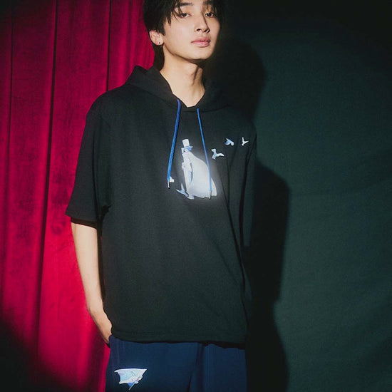 Detective Conan The Magician Under the Moonlight Big Silhouette Hoodie