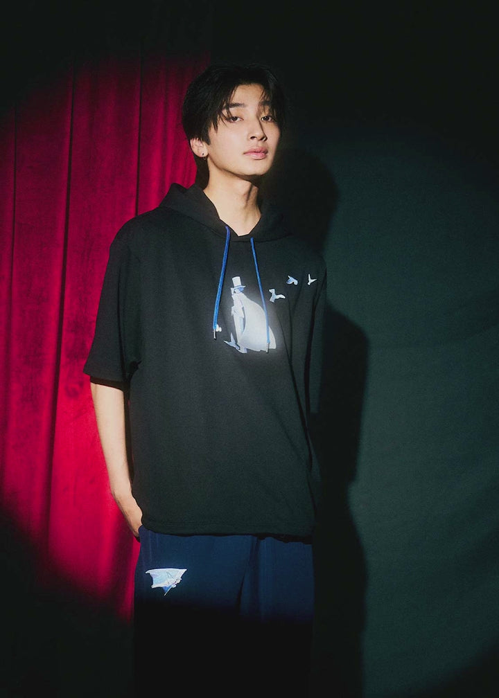 Detective Conan The Magician Under the Moonlight Big Silhouette Hoodie