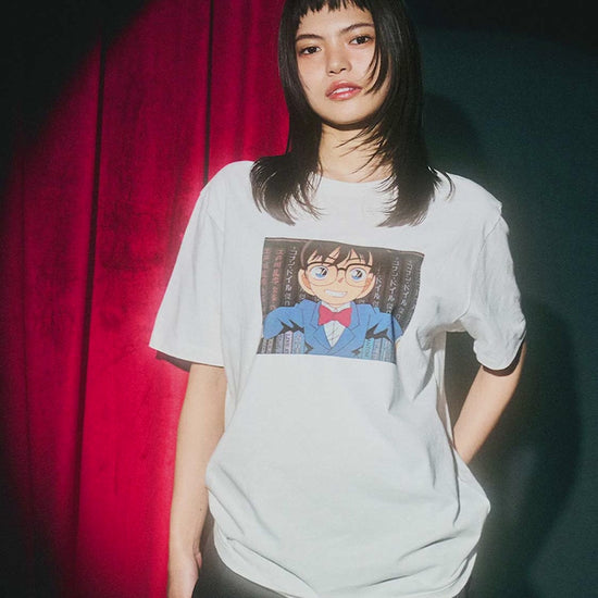 Detective Conan Edogawa Conan Graphic T-Shirt Unisex White