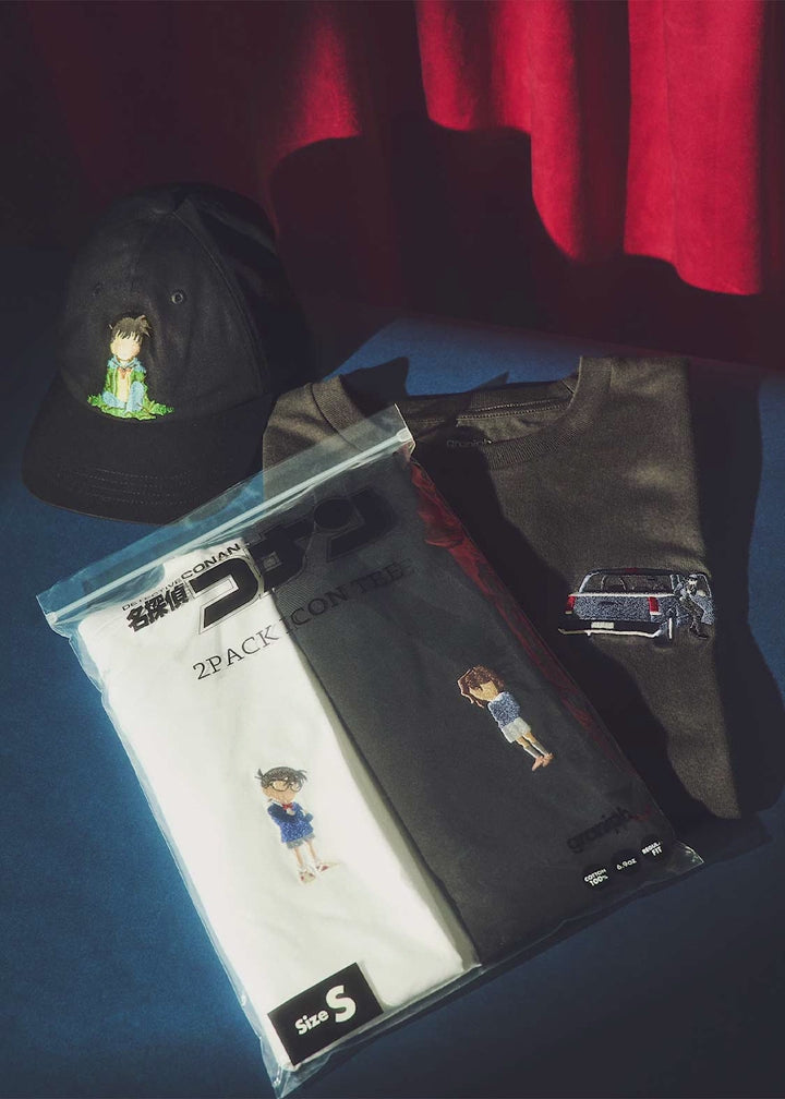 Detective Conan 2-Pack Icon T-Shirt Unisex Black
