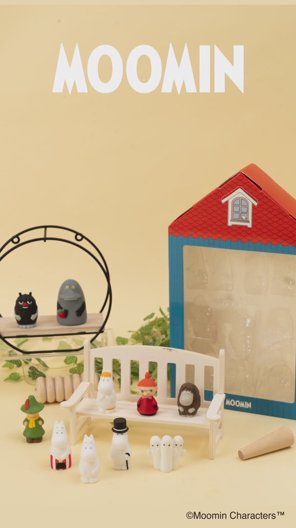 Sun-Star Moomin Finger Puppet 10-Piece Set Collectible Figures