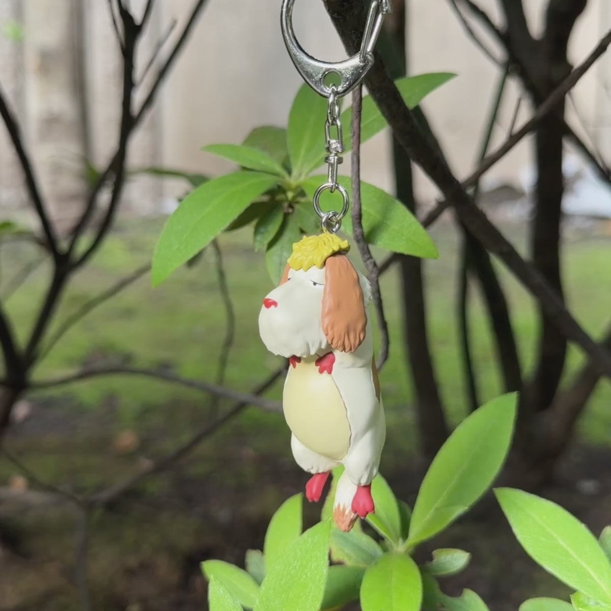 Studio Ghibli Howl's Moving Castle Dangling Heen Keychain 4990593542581
