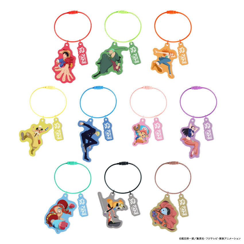 Wire acrylic keychains (10 types)- One Piece Cafe
