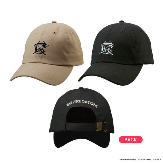 ONE PIECE CAFE GENE Cap (Black/Beige)- One Piece Cafe